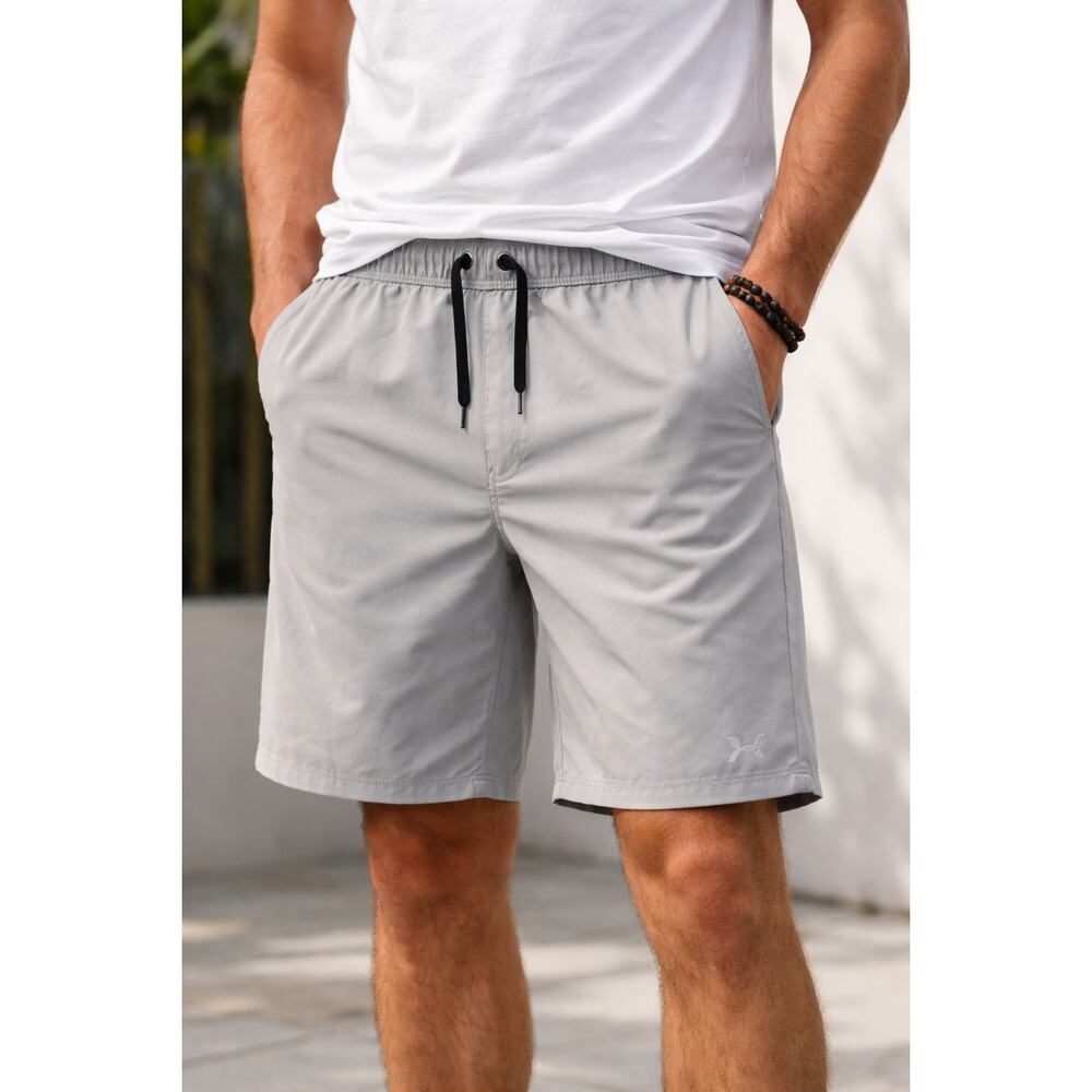 Hurley Grey Shorts Mens Size 18/20 Neutral Basic Essential Vacation Swim Daily